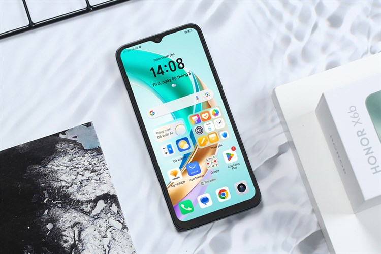 Điện thoại HONOR X6b 6GB/128GB Đen/Xanh lá Màu Đen