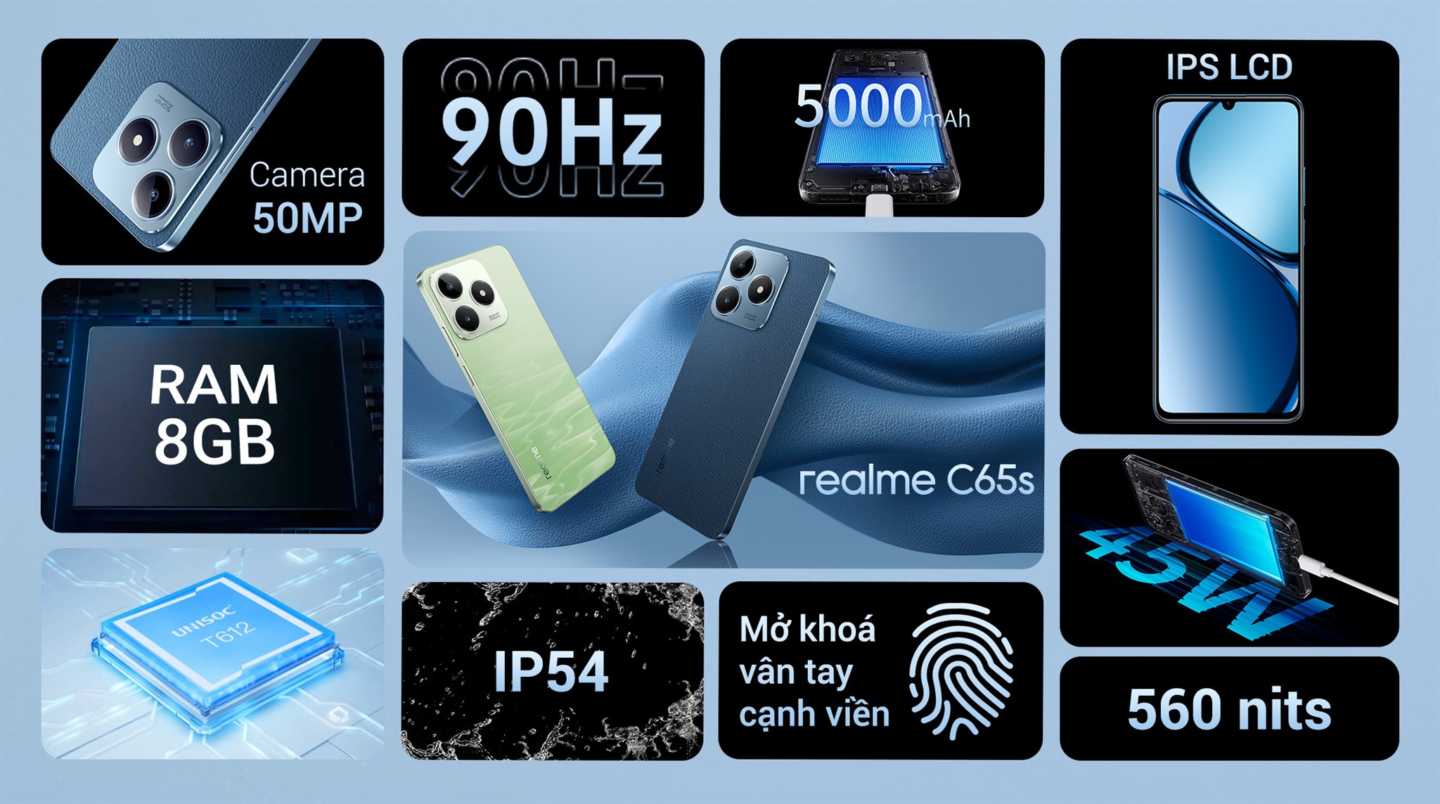 Điện thoại realme C65s 8GB/256GB