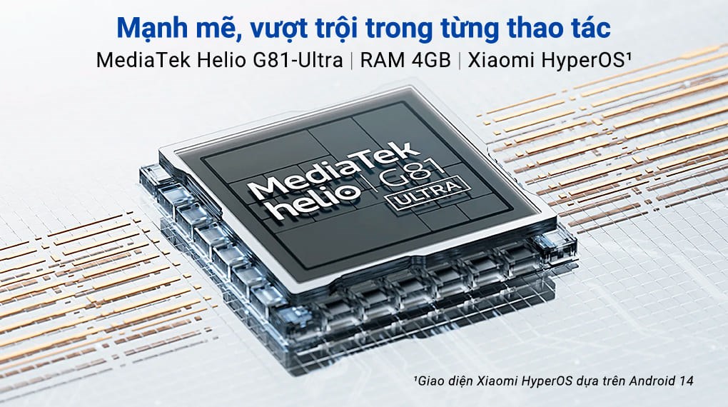 Điện thoại Xiaomi Redmi 14C 4GB/128GB