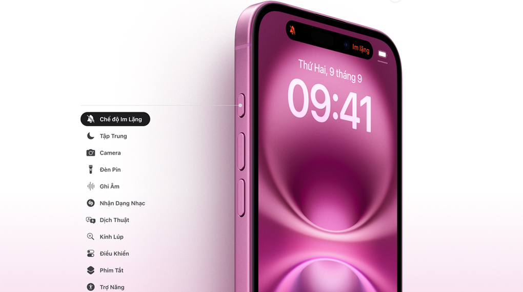 iPhone 16 - Dynamic Island (Nguồn: Apple.com)