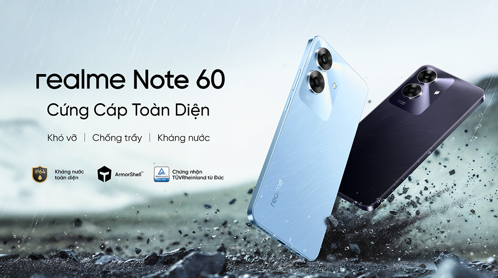 realme Note 60 4GB/64GB - Thiết kế