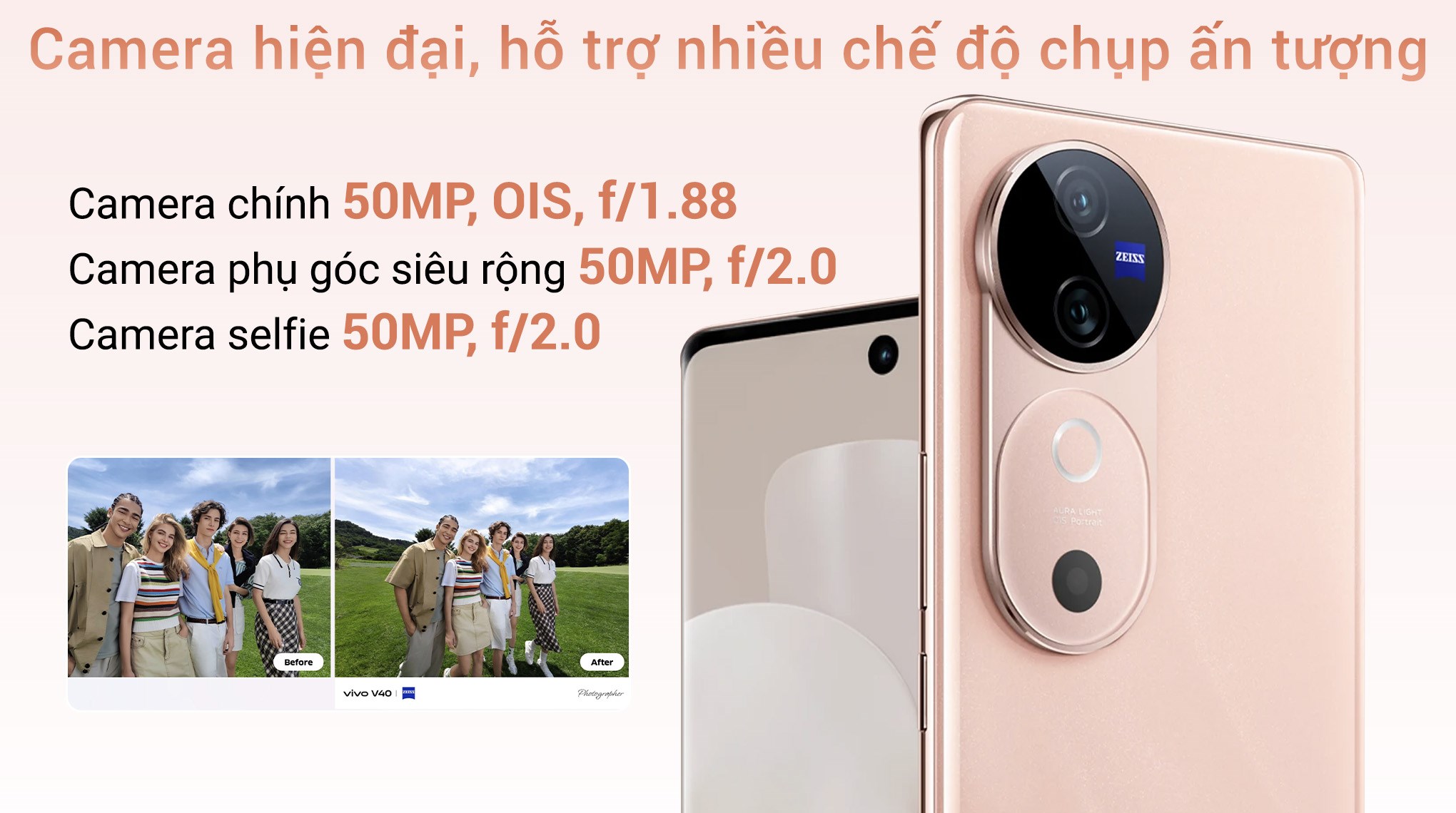 Điện thoại vivo V40 5G 12GB/256GB