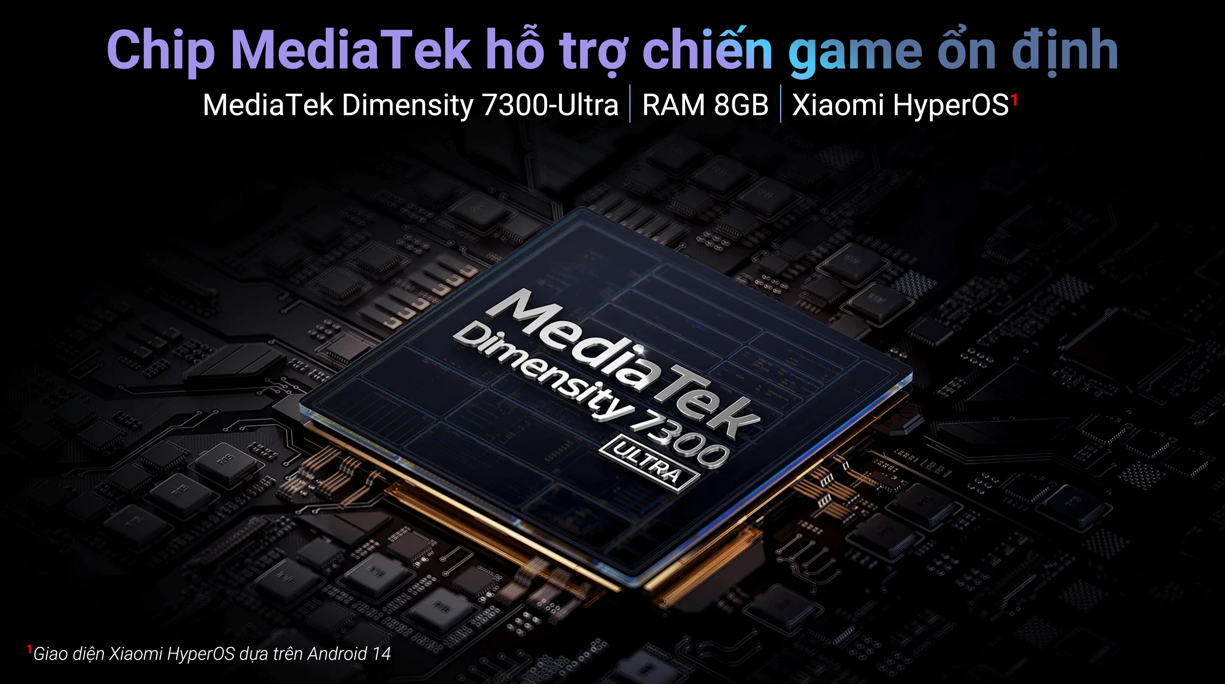 Điện thoại Xiaomi Redmi Note 14 Pro 5G 8GB/256GB