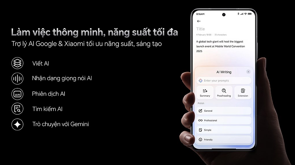 Điện thoại Xiaomi 15 Ultra 5G 16GB/512GB