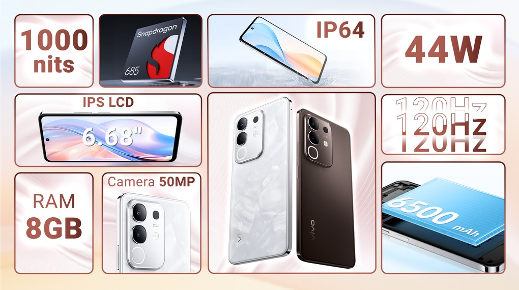 Điện thoại vivo Y29 8GB/256GB