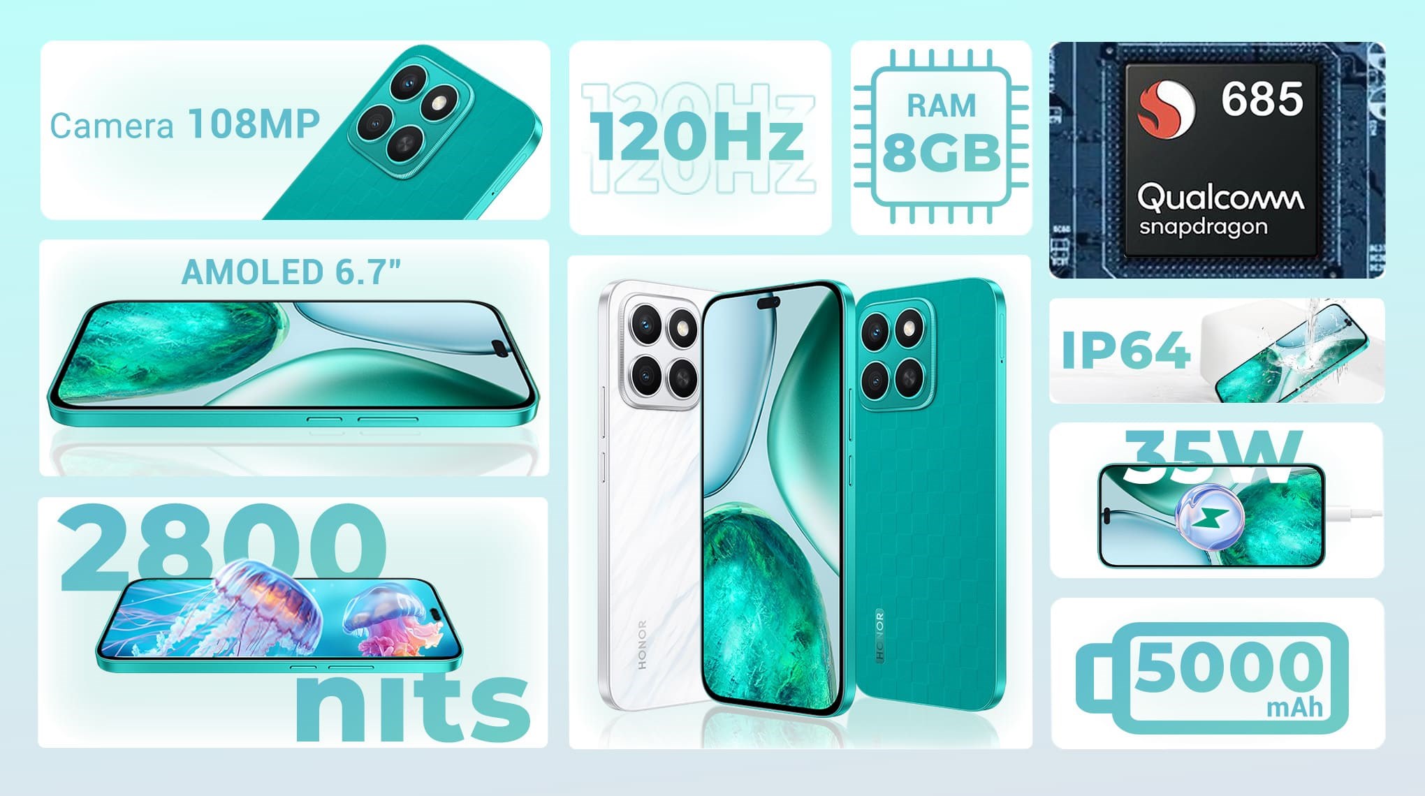 Điện thoại HONOR X8c 8GB/512GB