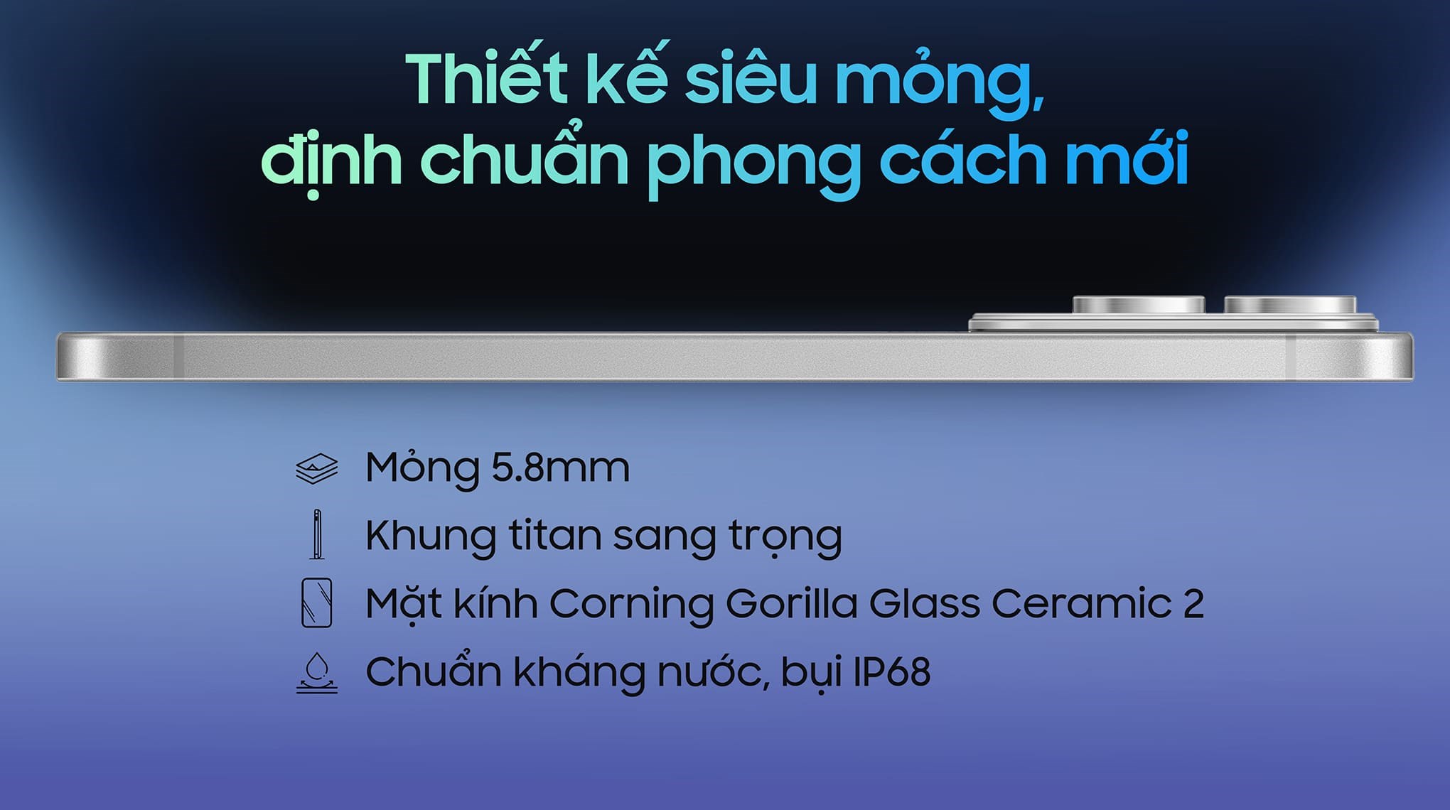 Điện thoại Samsung Galaxy S25 Edge 5G 12GB/256GB