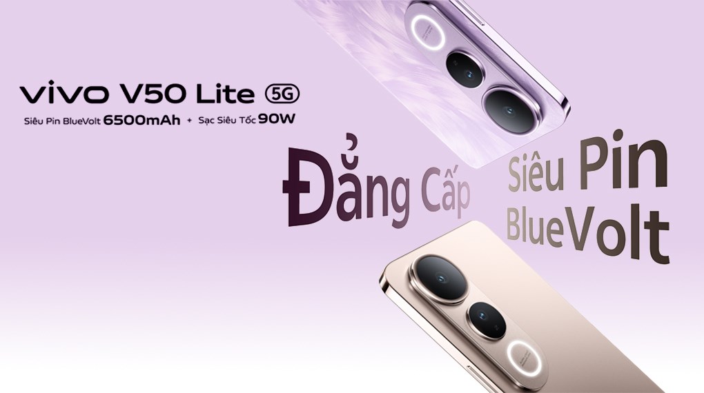 Điện thoại vivo V50 Lite 5G 8GB/256GB