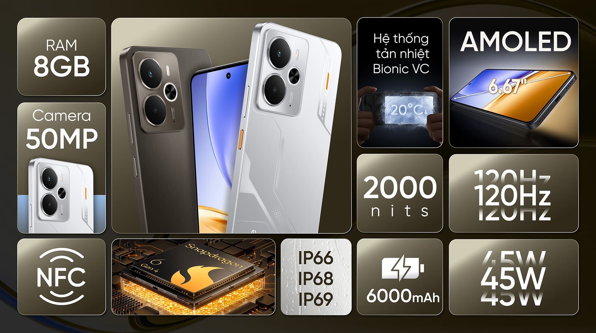 Điện thoại realme 14 5G 8GB/256GB