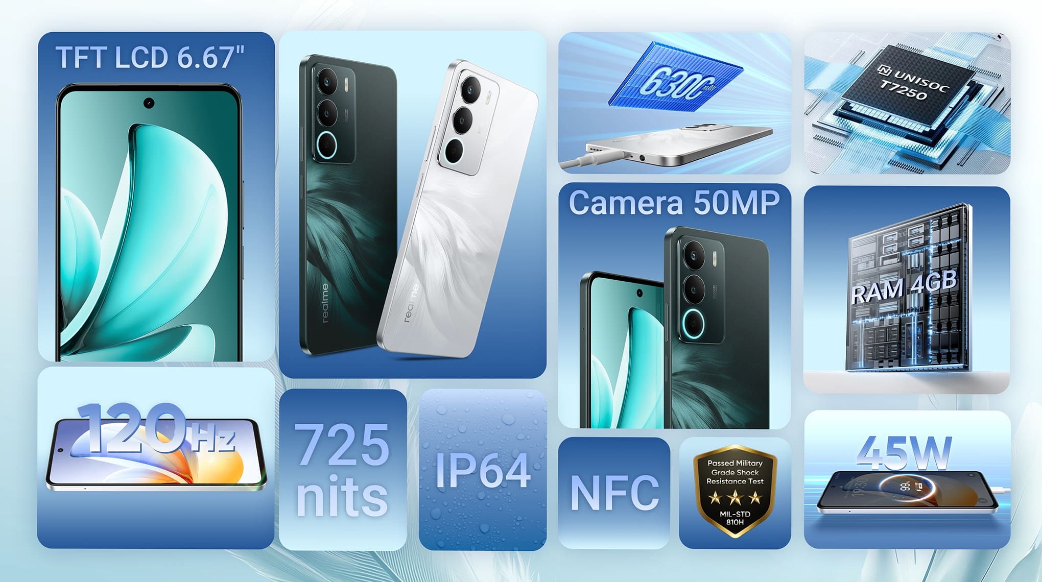 Điện thoại realme C71 4GB/128GB