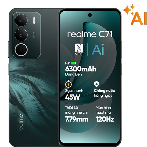 Điện thoại realme C71 4GB/128GB