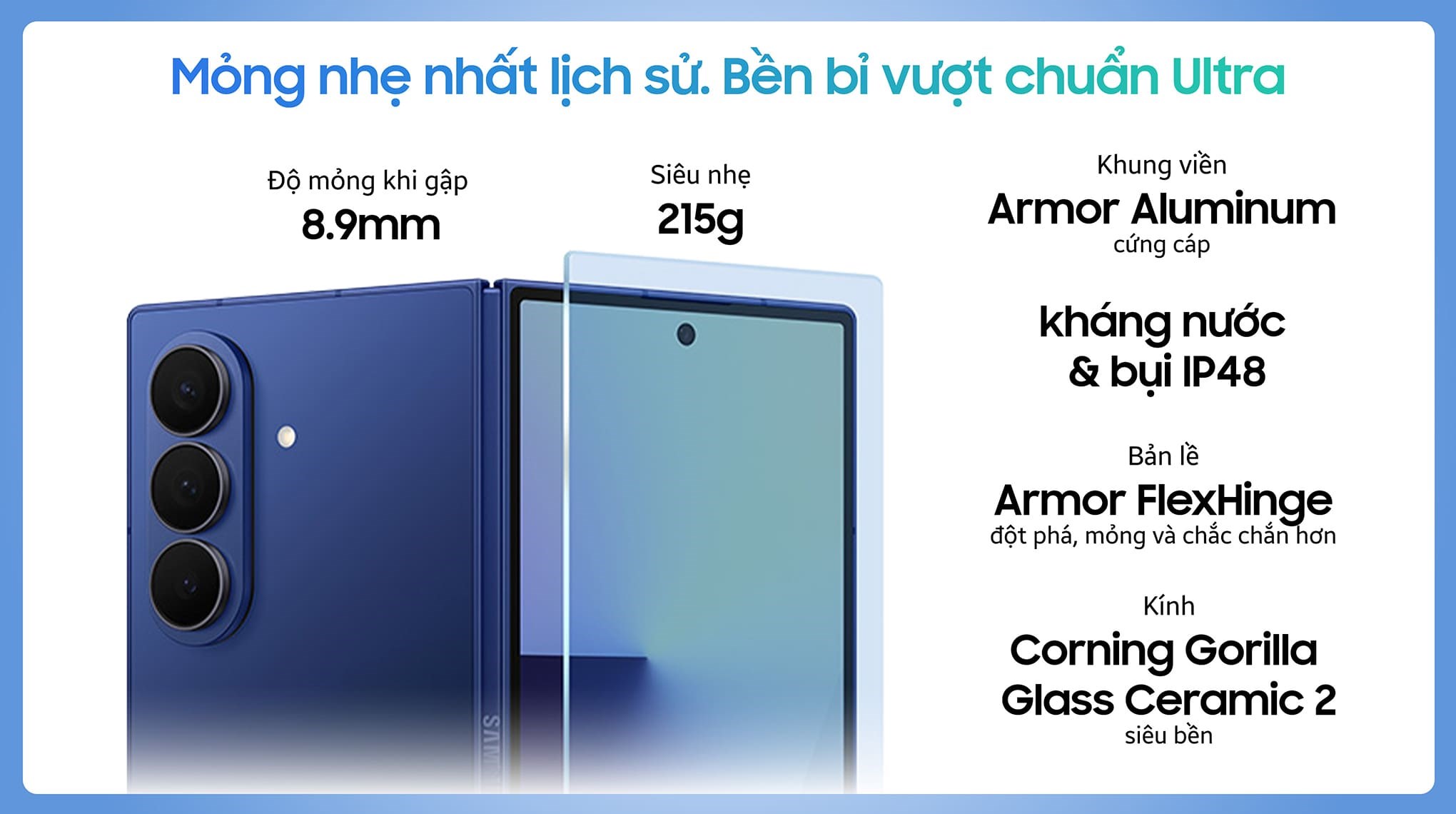 Điện thoại Samsung Galaxy Z Fold7 5G 12GB/256GB