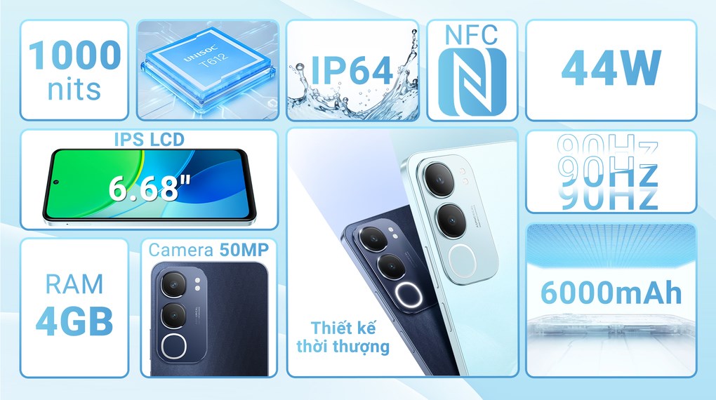 Điện thoại vivo Y19s Pro 4GB/128GB