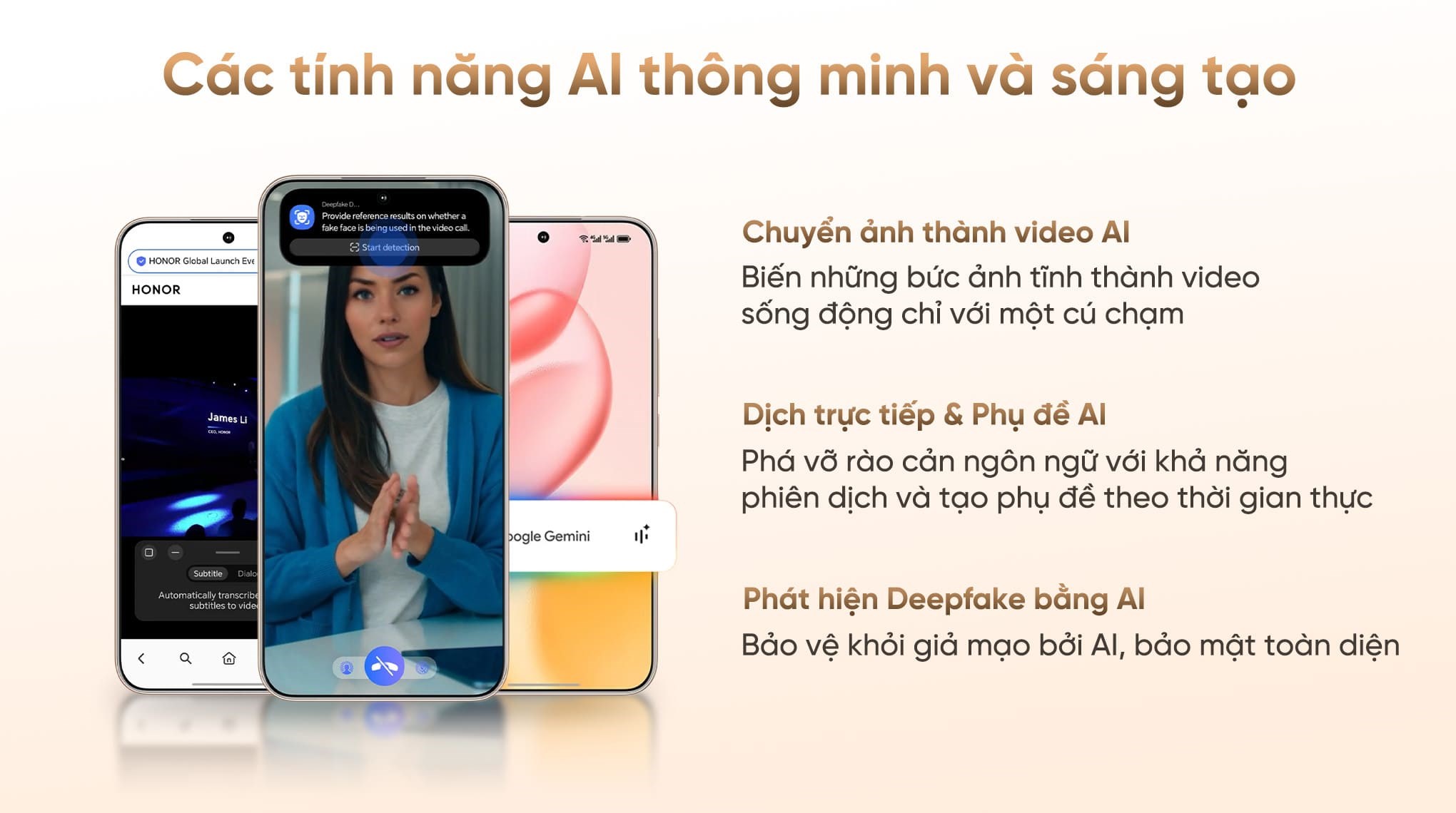 Điện thoại HONOR 400 5G 12GB/256GB Vàng