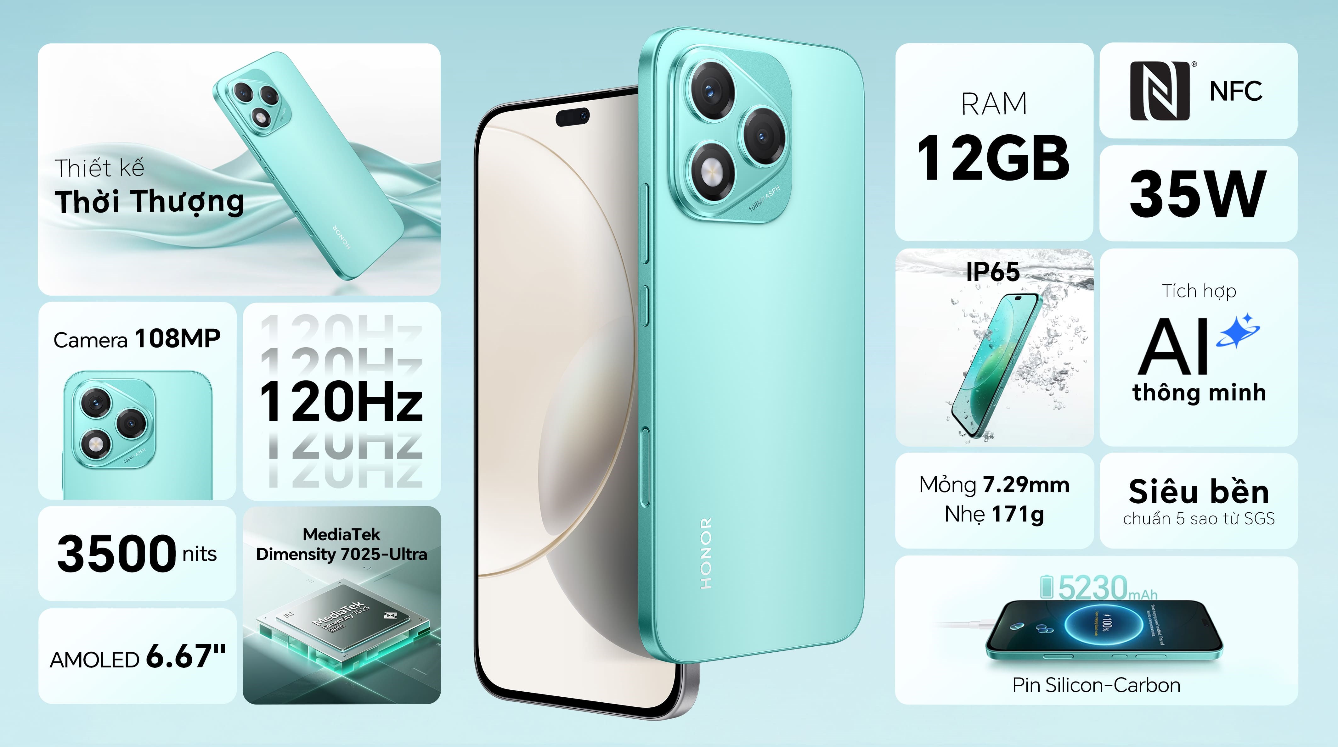 Điện thoại HONOR 400 Lite 12GB/256GB