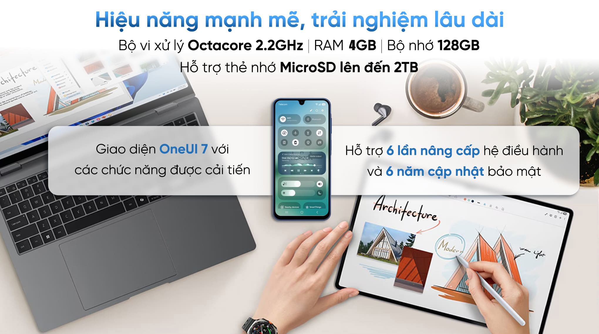 Điện thoại Samsung Galaxy A17 4GB/128GB