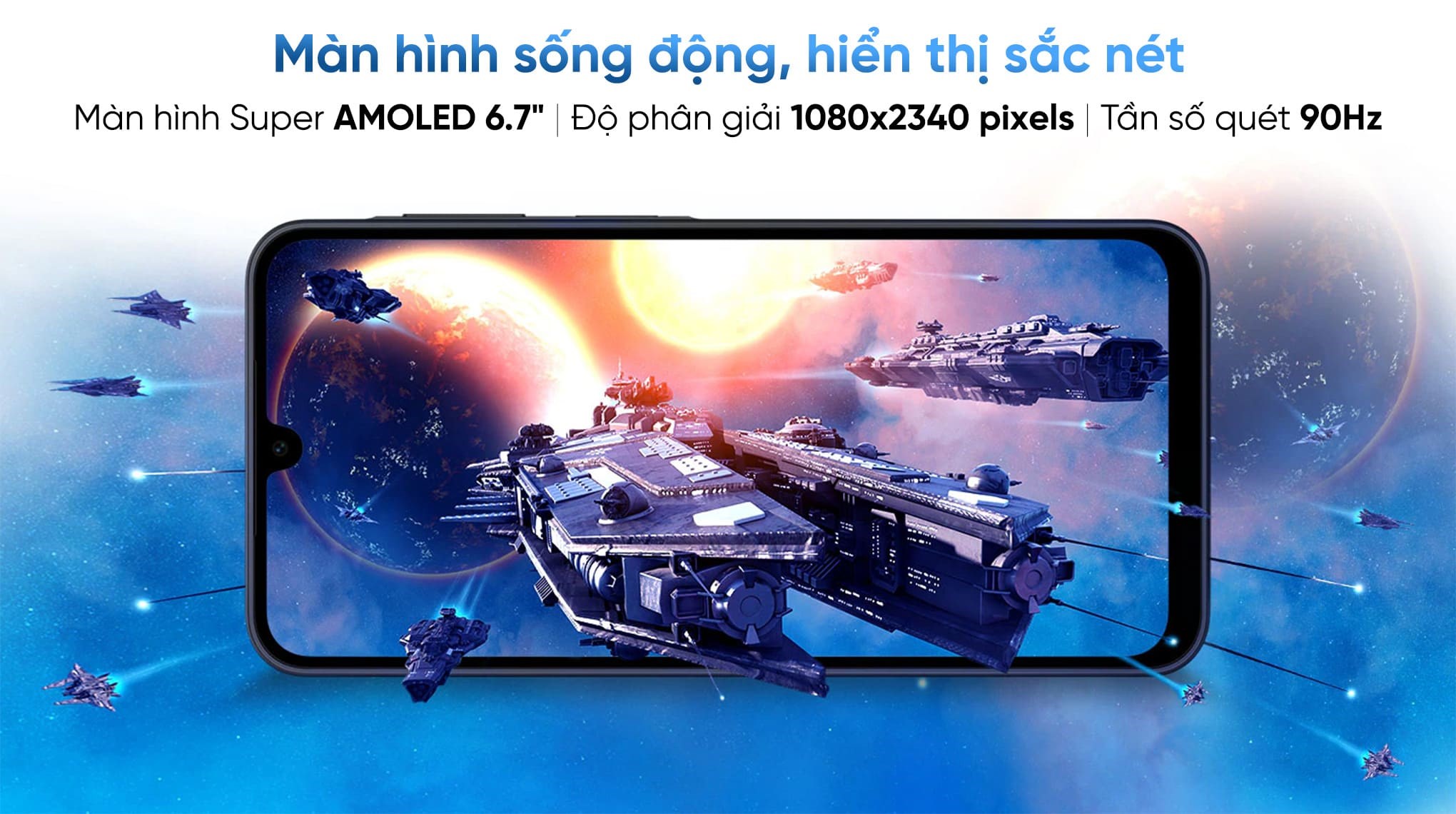 Điện thoại Samsung Galaxy A17 4GB/128GB