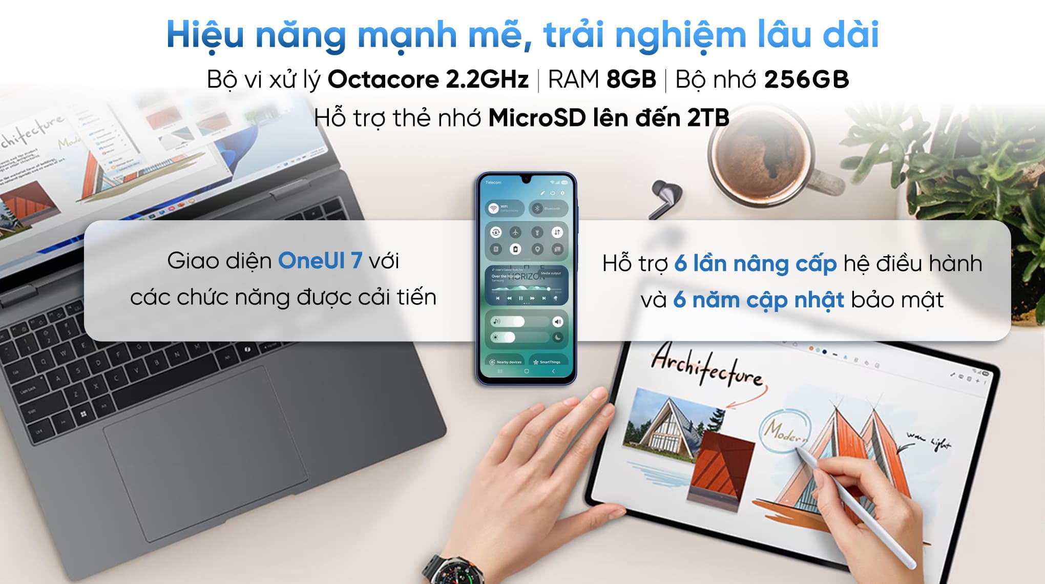 Điện thoại Samsung Galaxy A17 8GB/256GB