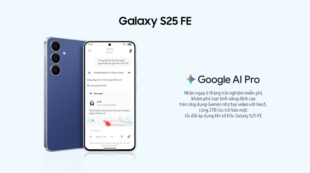 Điện thoại Samsung Galaxy S25 FE 5G 8GB/128GB