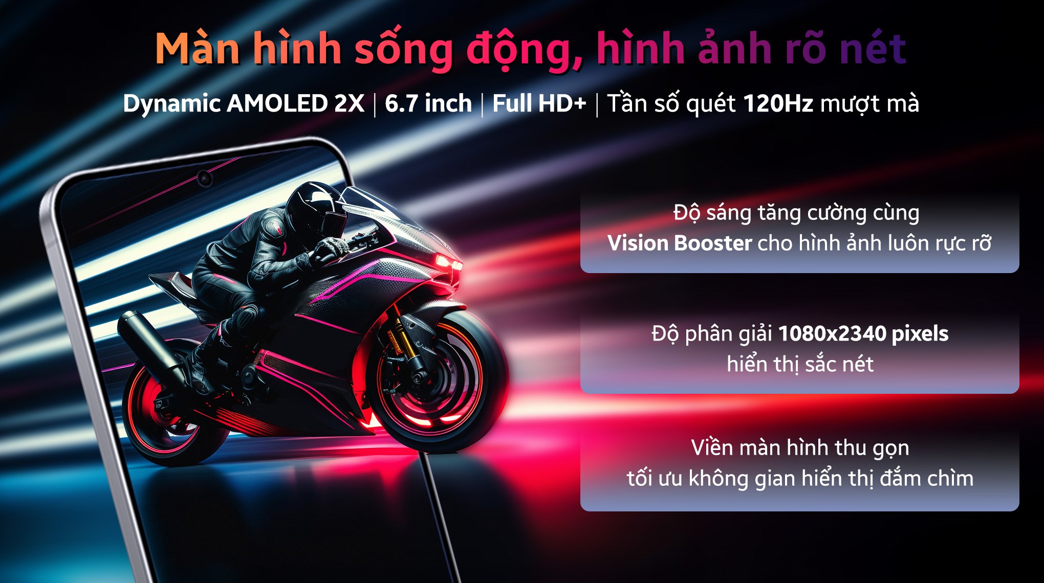 Điện thoại Samsung Galaxy S25 FE 5G 8GB/512GB Trắng/Xanh Navy