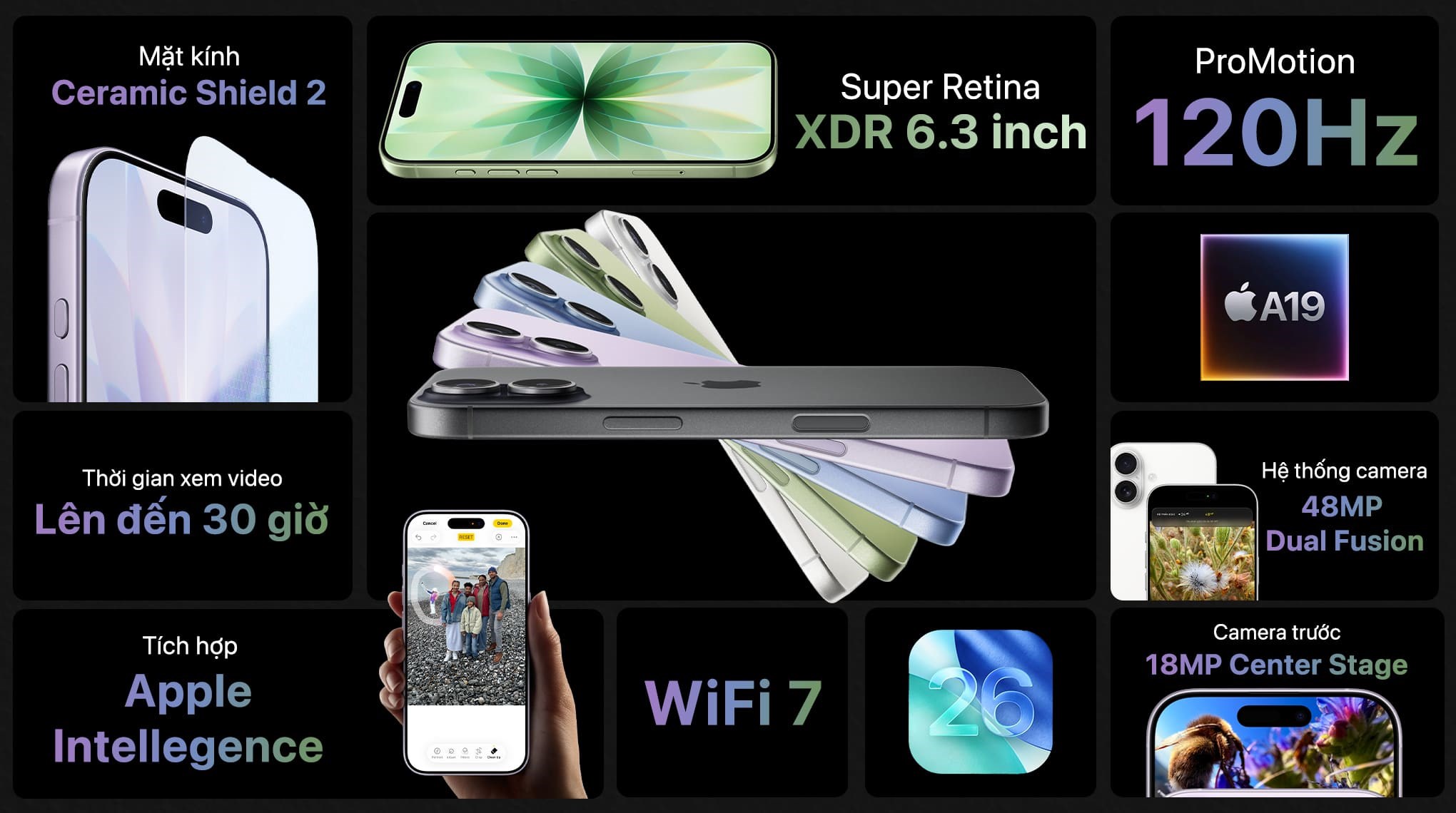 Điện thoại iPhone 17 256GB