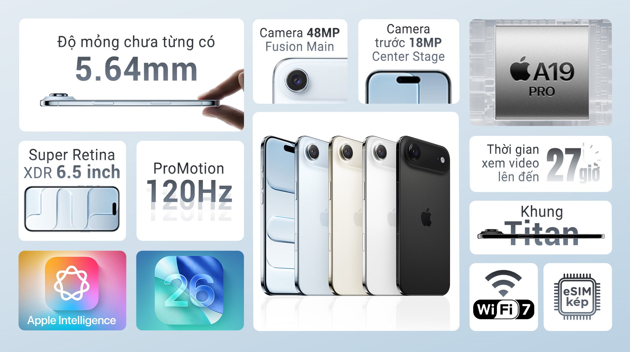 Điện thoại iPhone Air 256GB
