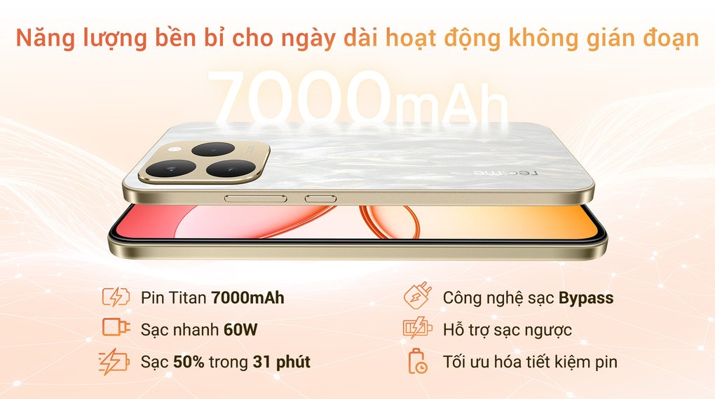 Điện thoại realme 15T 5G 8GB/256GB