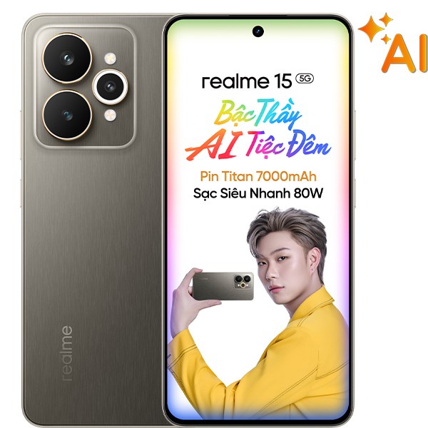 Điện thoại realme 15 5G 8GB/256GB
