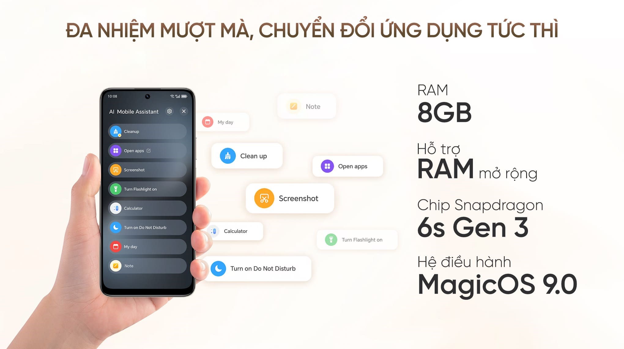 Điện thoại Honor X7d 8GB/256GB