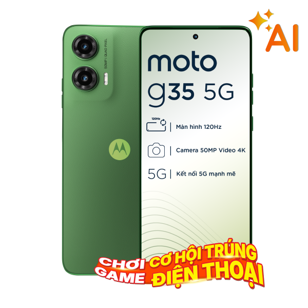 Motorola Moto G35 5G Green Thumb 600X600