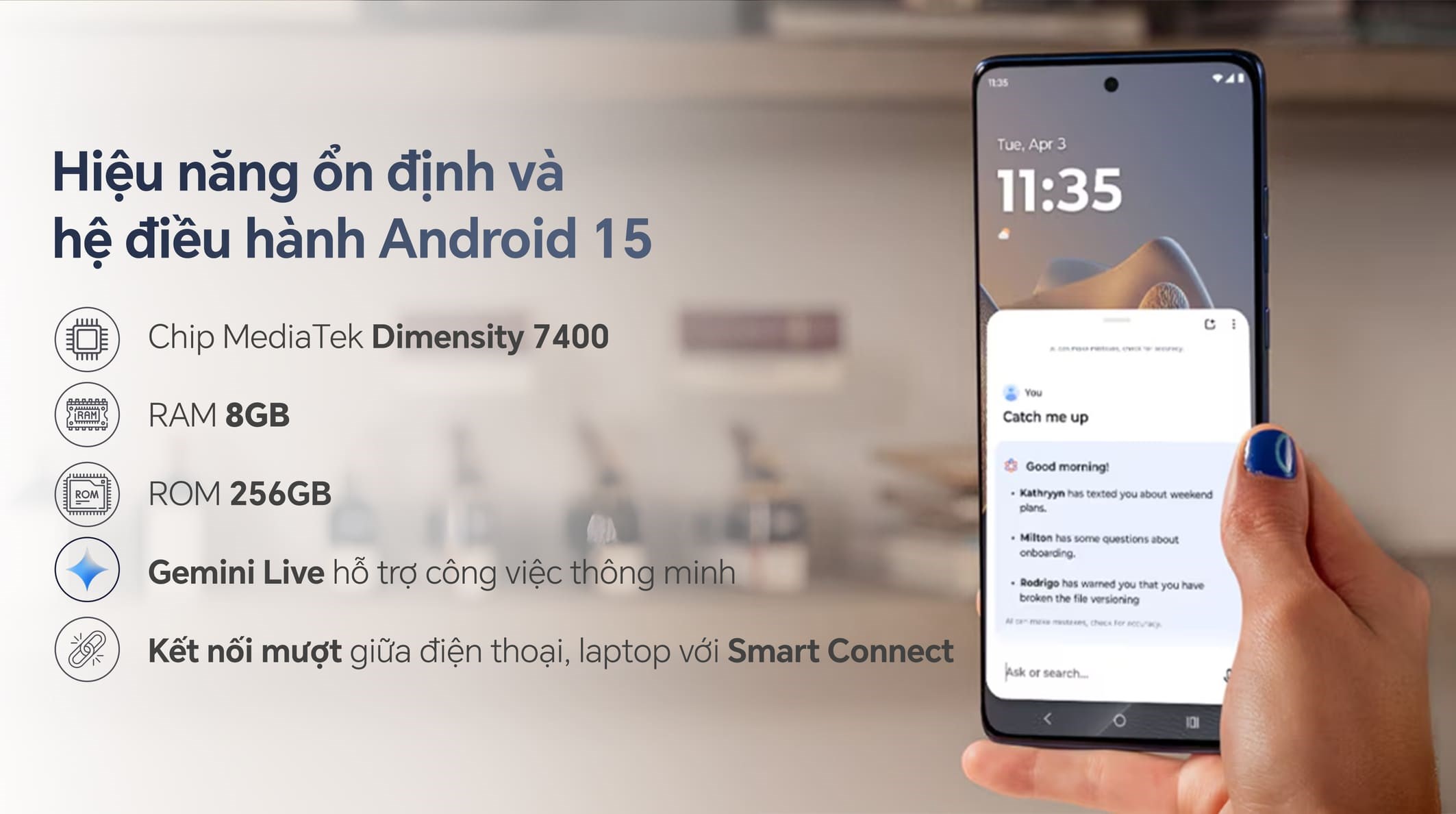 Điện thoại Motorola Edge 60 Fusion 5G 8GB/256GB