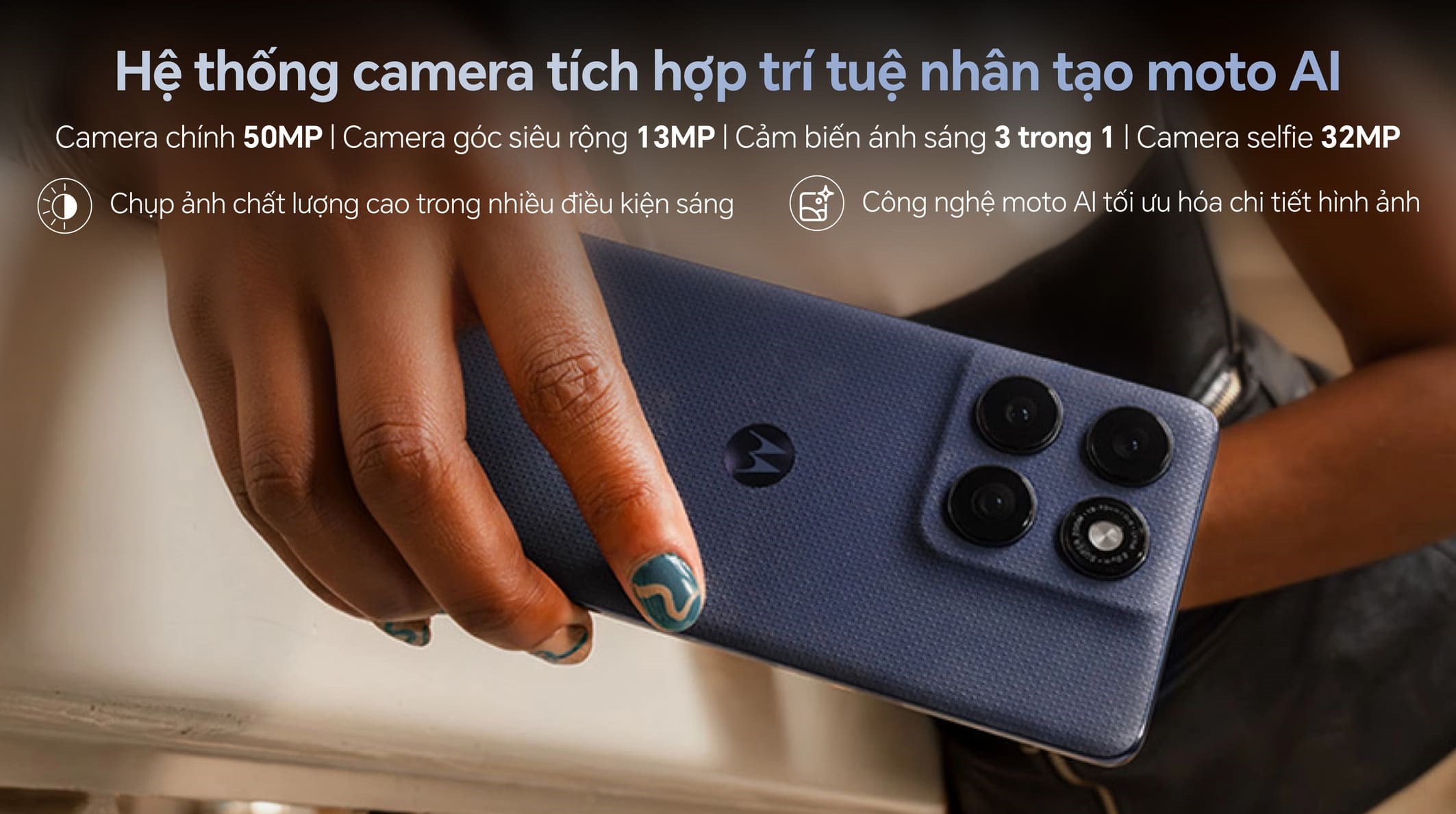 Điện thoại Motorola Edge 60 Fusion 5G 8GB/256GB