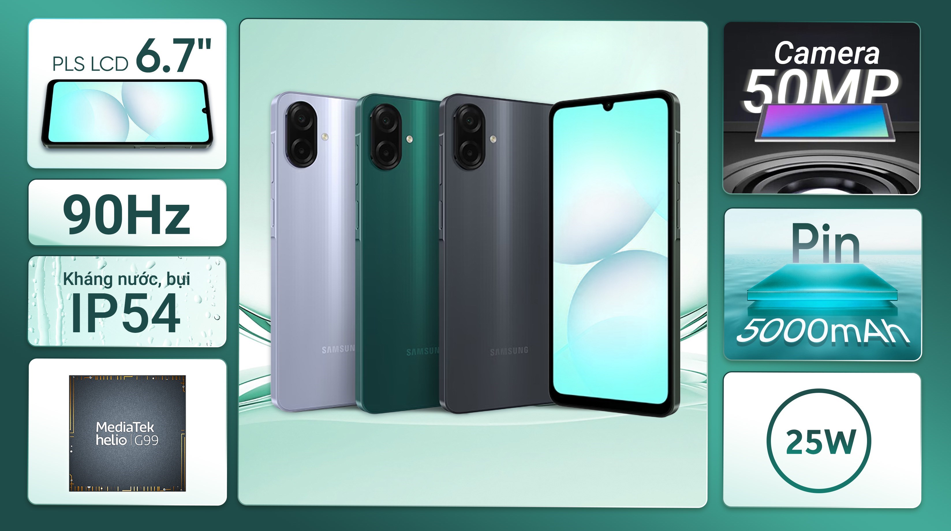 Điện thoại Samsung Galaxy A07 8GB/256GB