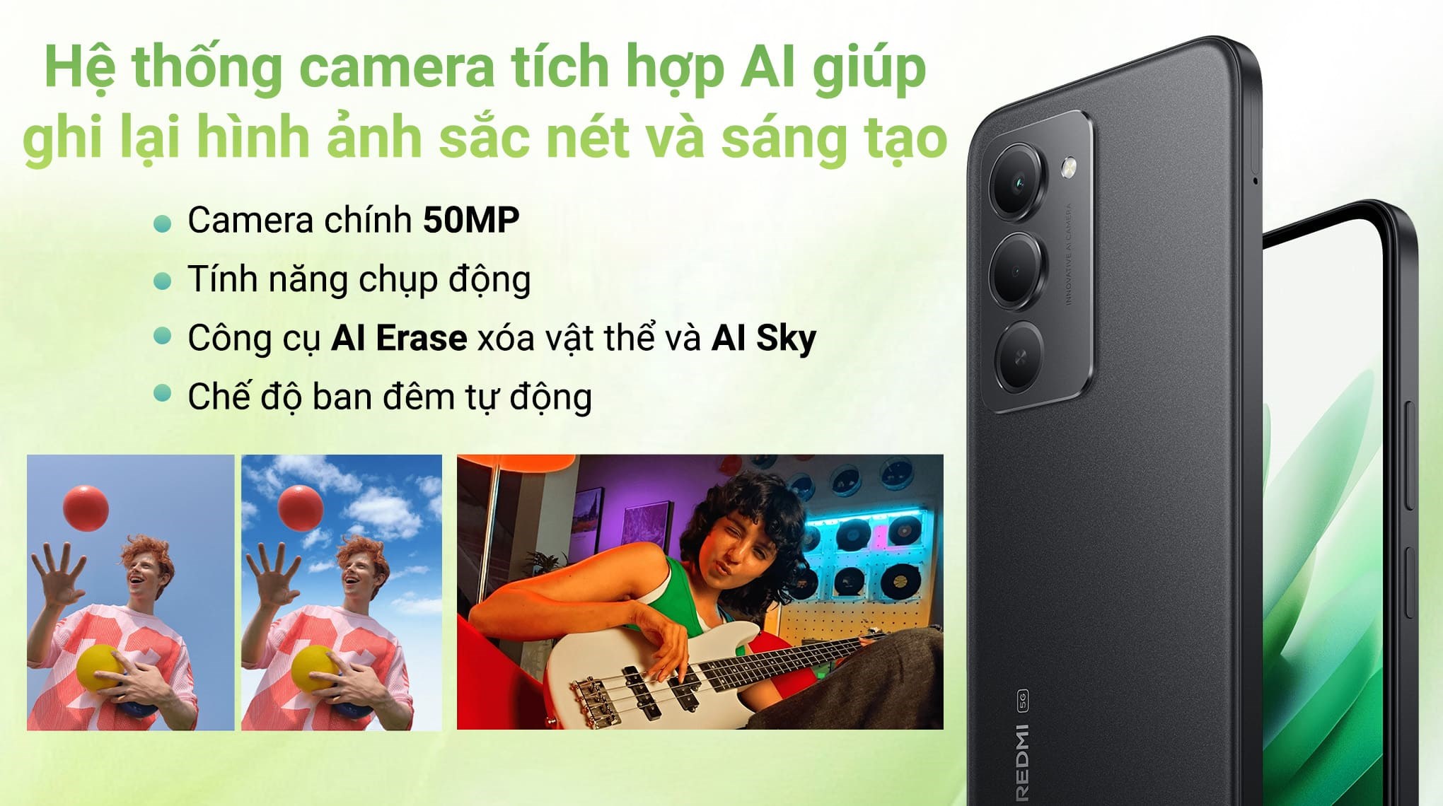 Điện thoại Xiaomi Redmi 15 5G 4GB/128GB