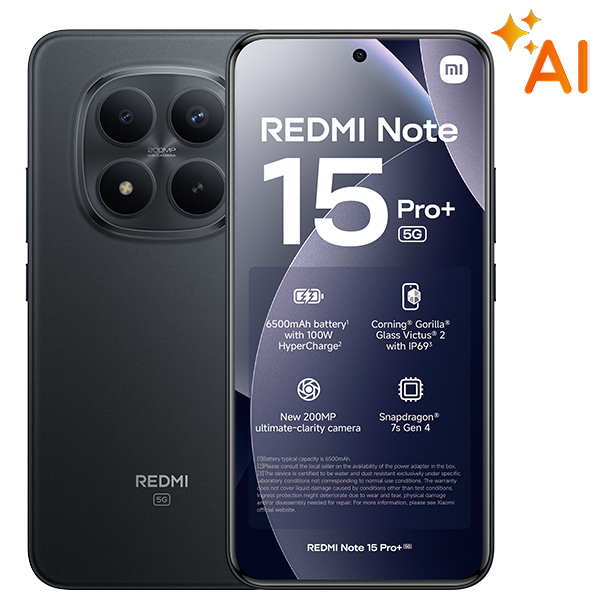 Điện thoại Xiaomi Redmi Note 15 Pro+ 5G 12GB/256GB