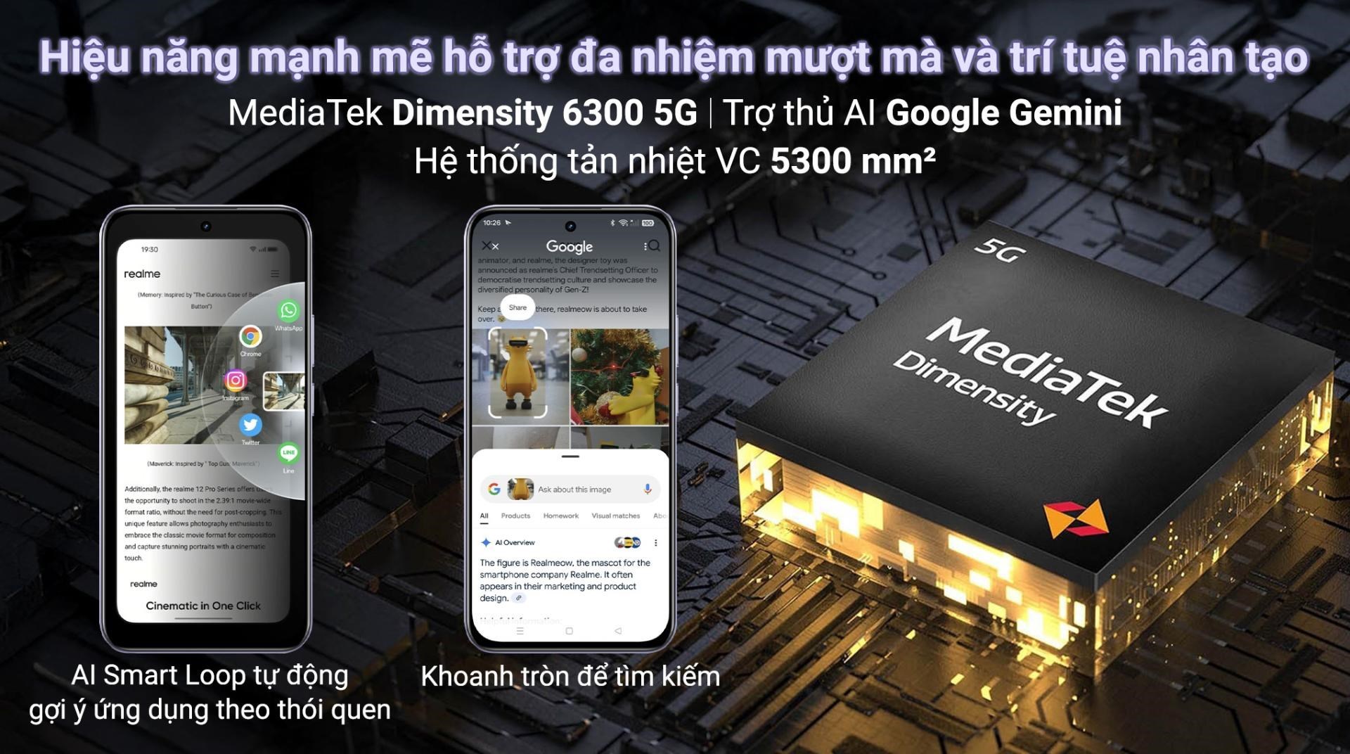 Điện thoại realme C85 5G 8GB/128GB