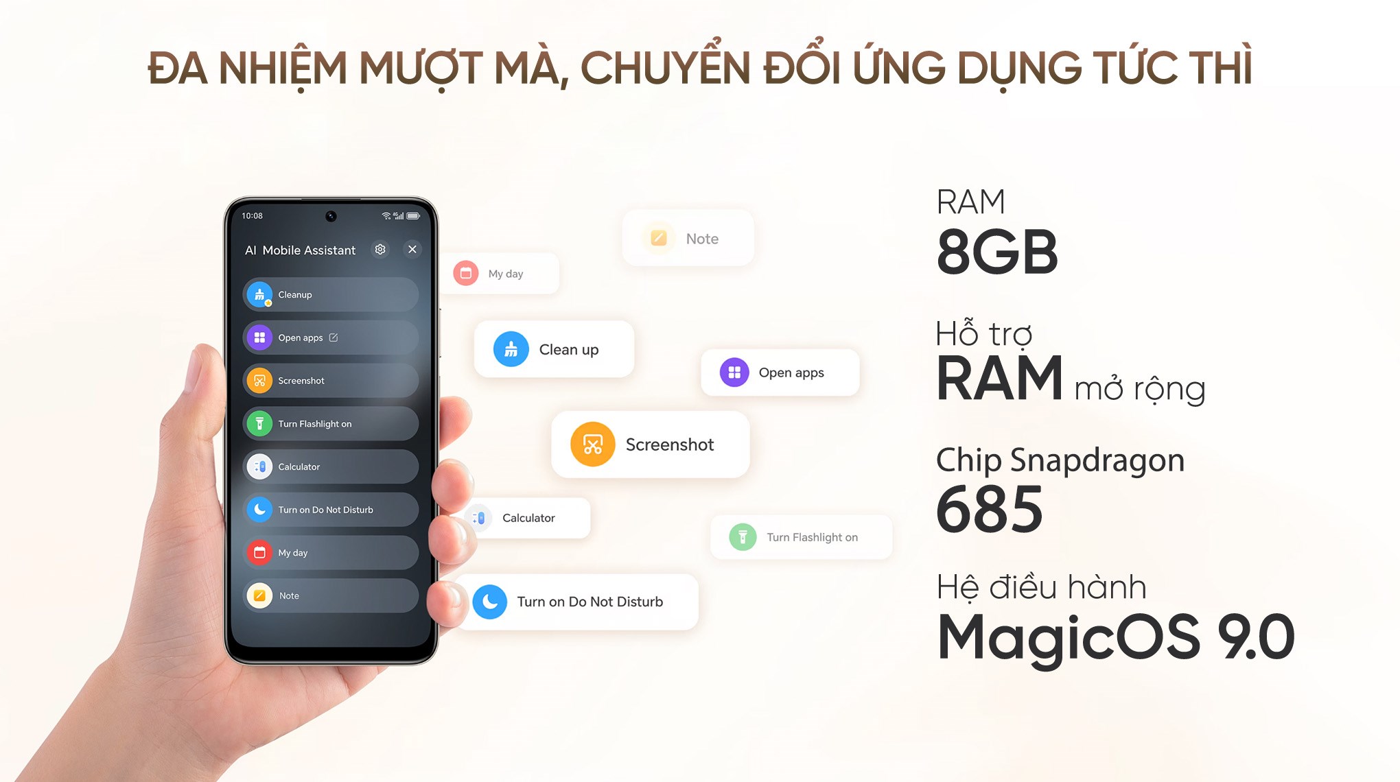 Điện thoại Honor X7d 8GB/128GB