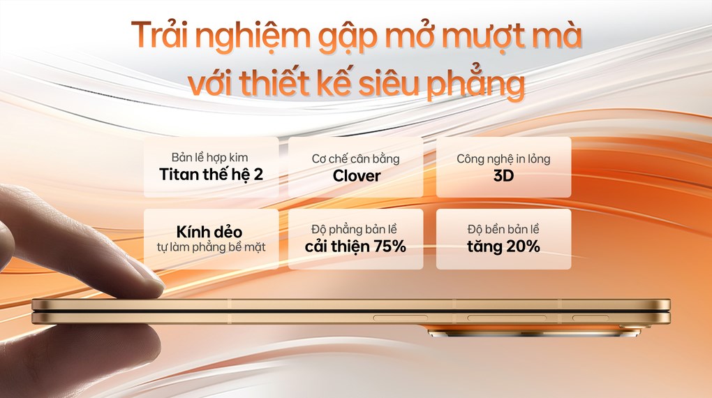 Điện thoại OPPO Find N6 5G 16GB/512GB Titan xanh - 2