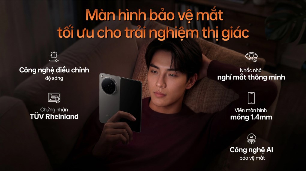 Điện thoại OPPO Find N6 5G 16GB/512GB Titan xanh - 5