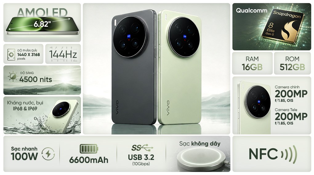 Điện thoại Vivo X300 Ultra 16GB/512GB