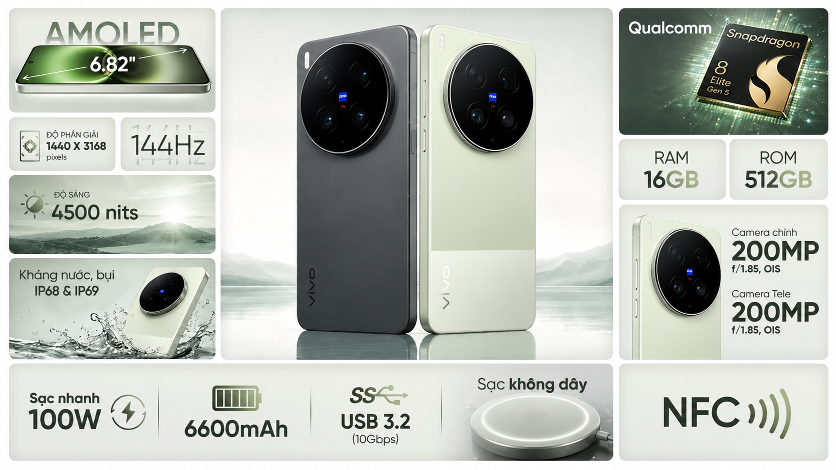 Điện thoại Vivo X300 Ultra 16GB/512GB