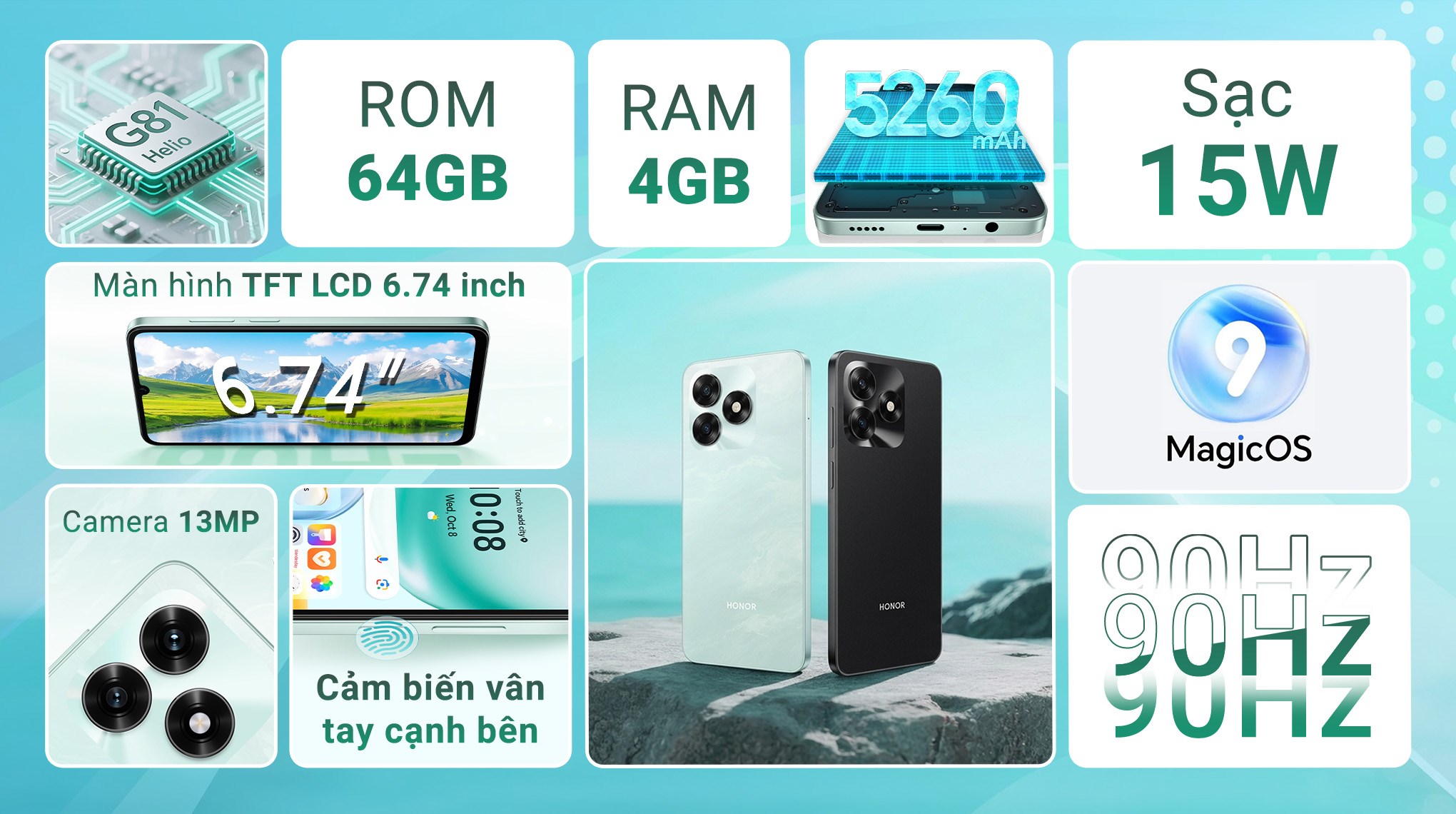 Điện thoại HONOR X5c 4GB/64GB