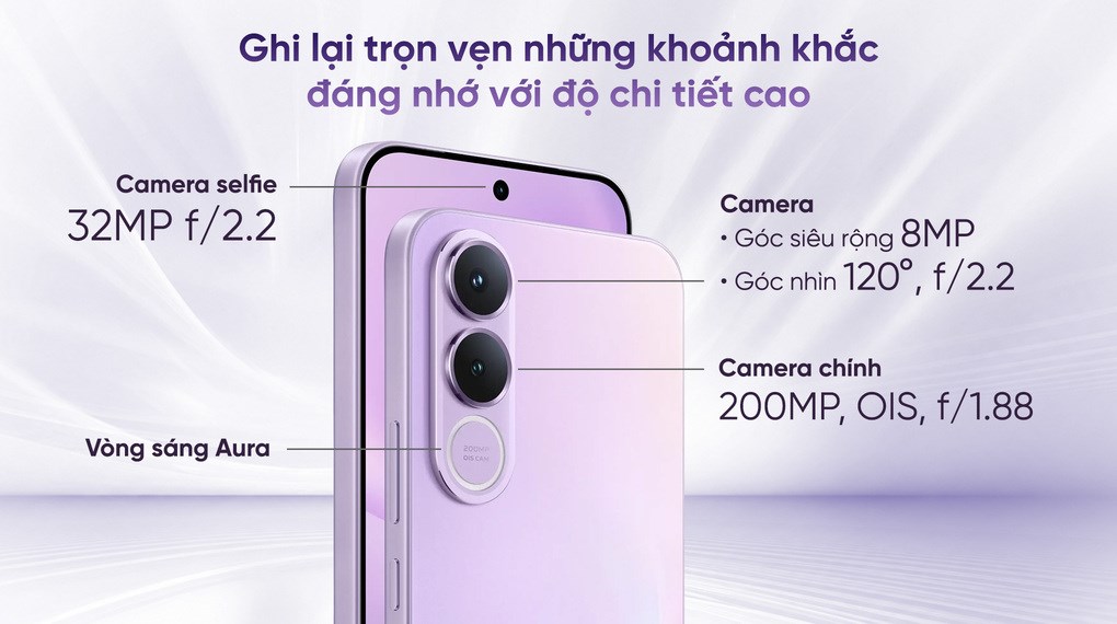 Điện thoại Vivo V70 FE 5G 8GB/256GB