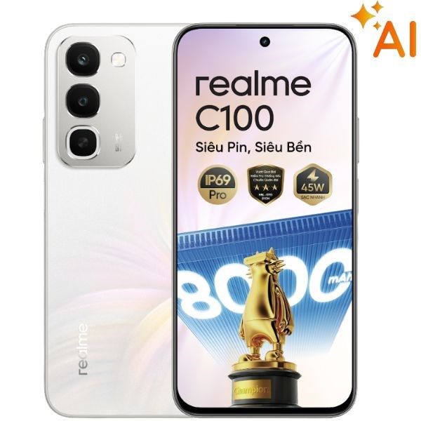 realme c100 4g trang thumb 1