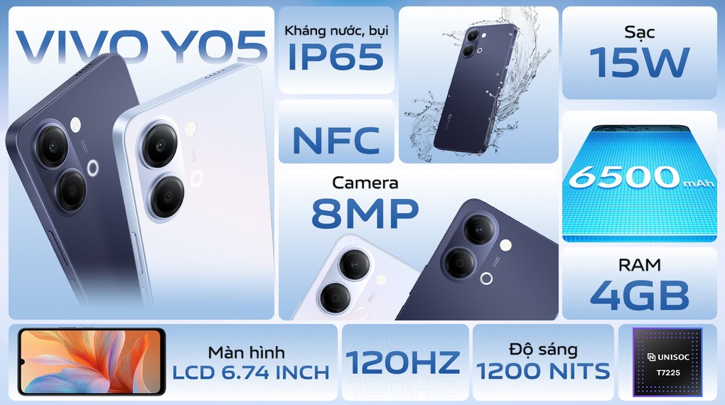 Điện thoại vivo Y05 4GB/64GB