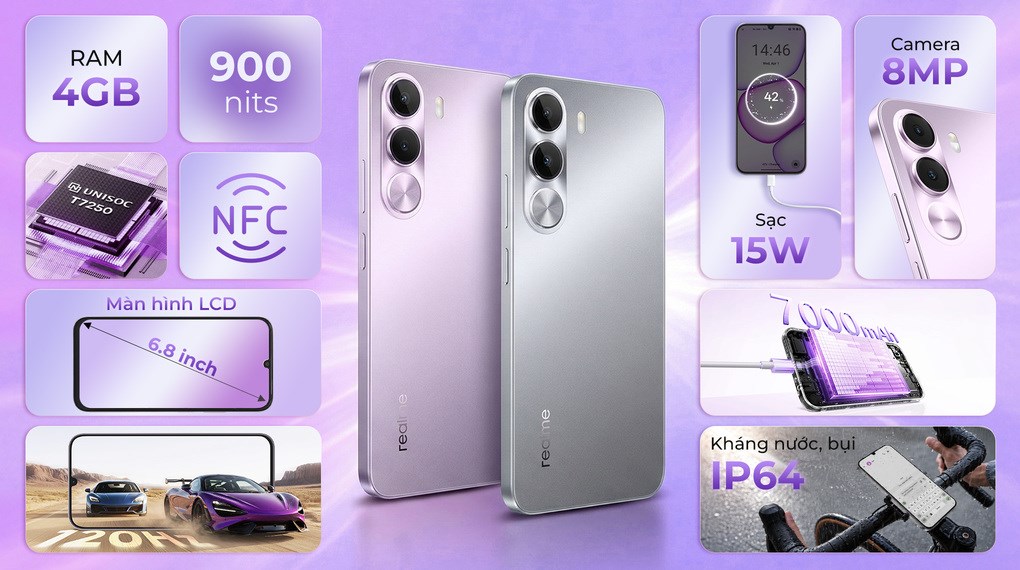Điện thoại realme C100i 4GB/128GB
