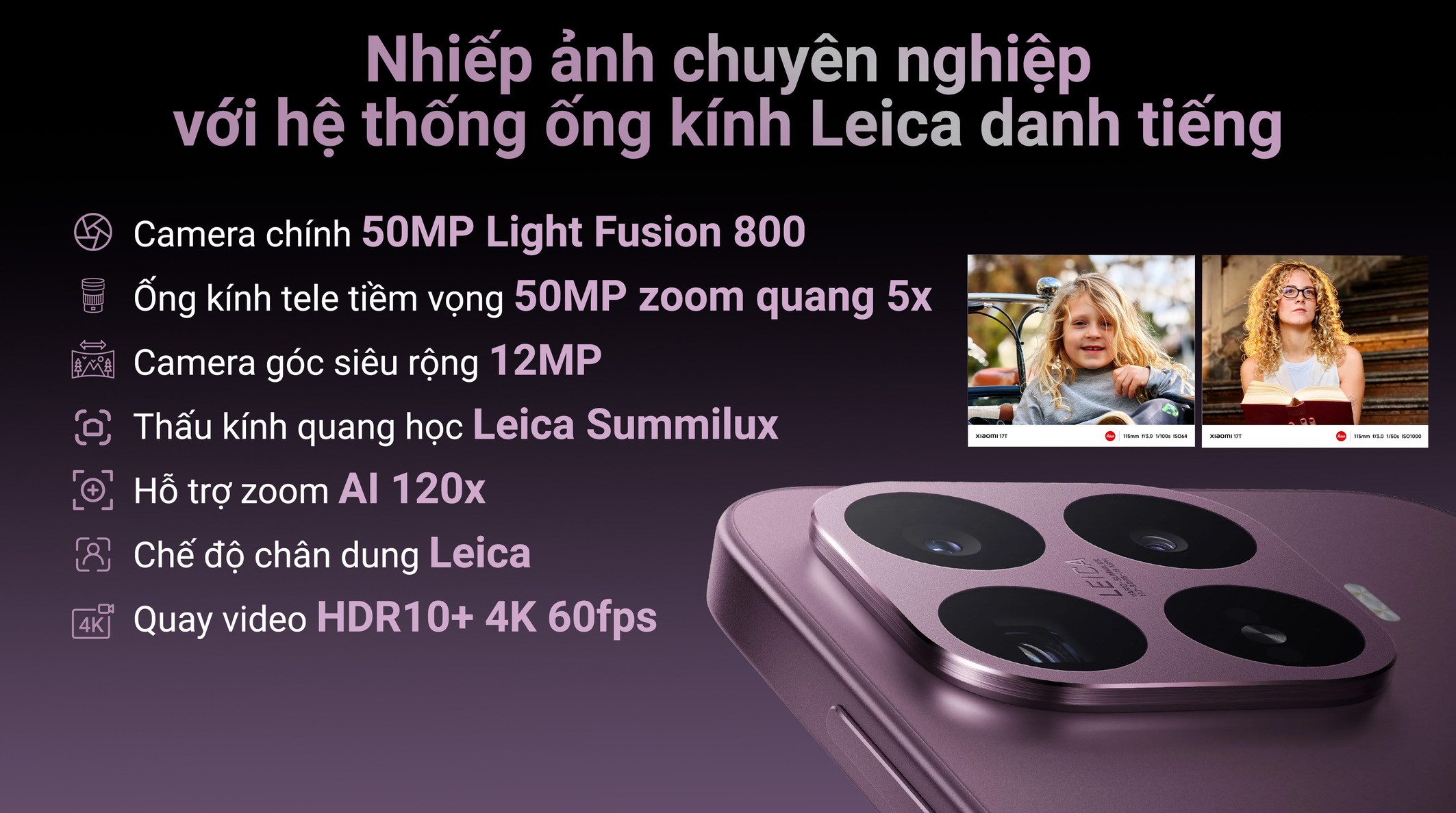 Điện thoại Xiaomi 17T 5G 12GB/256GB