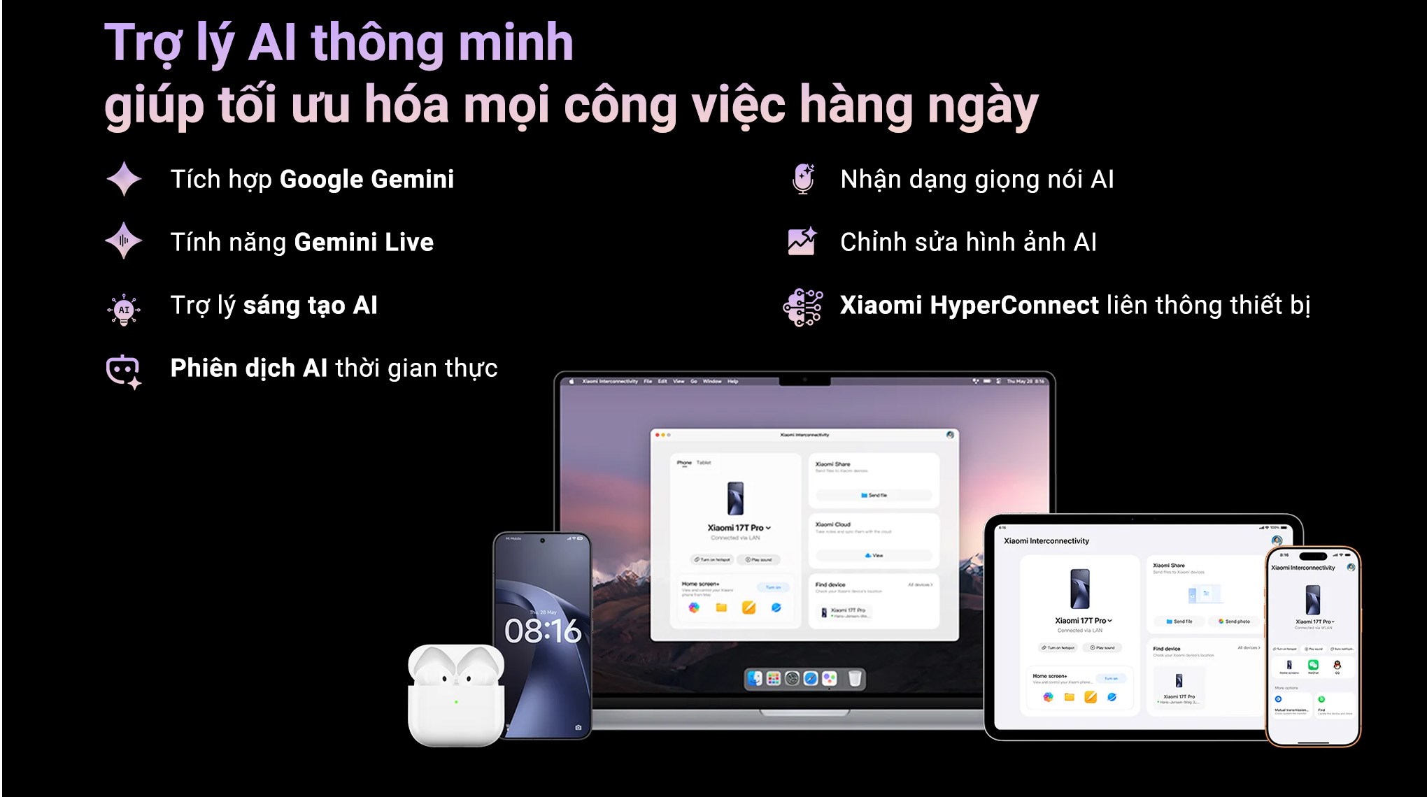 Điện thoại Xiaomi 17T Pro 5G 12GB/256GB