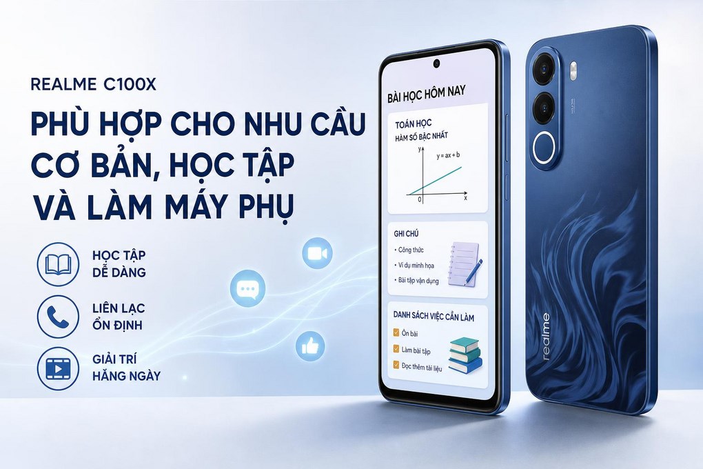Điện thoại realme C100x 4GB/128GB