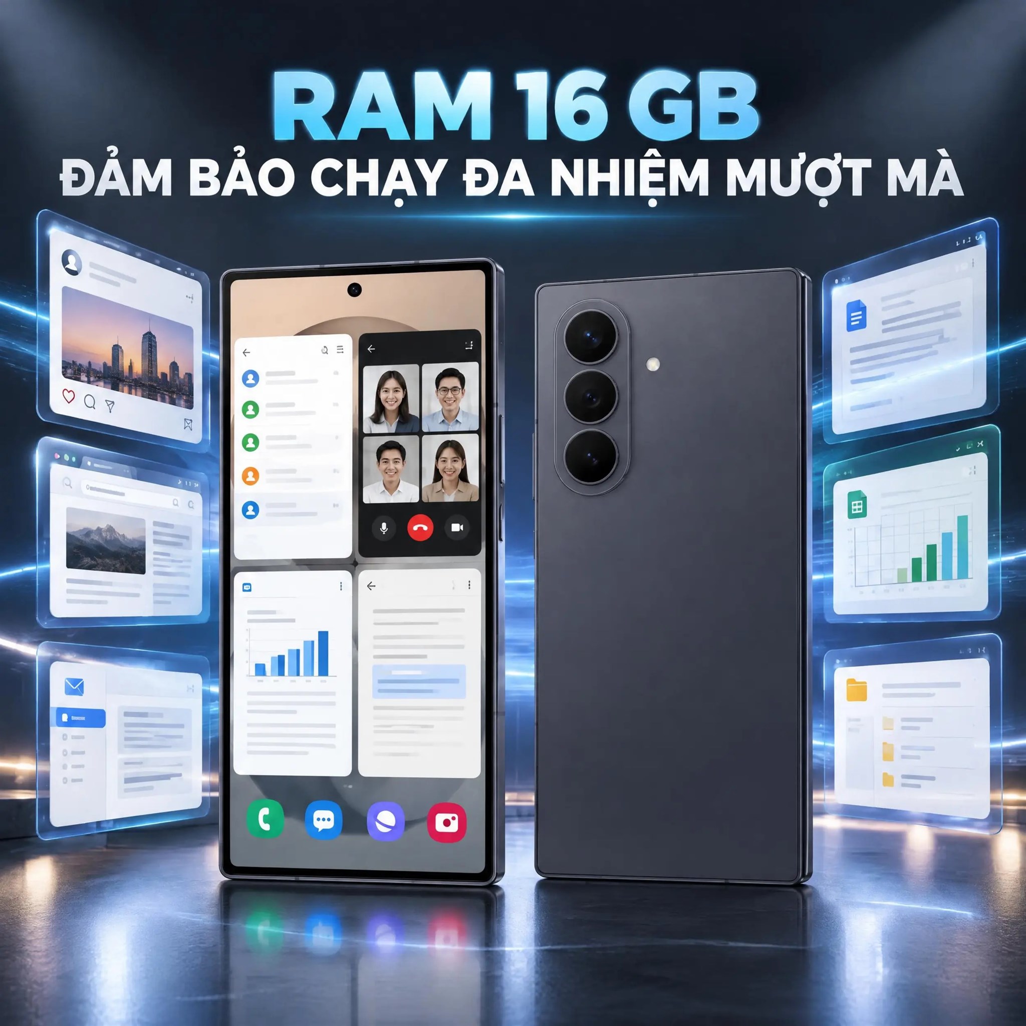 Điện thoại Samsung Galaxy Z Fold8 Ultra 16GB/1TB Đen - 3